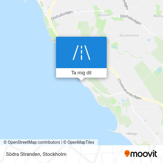 Södra Stranden karta