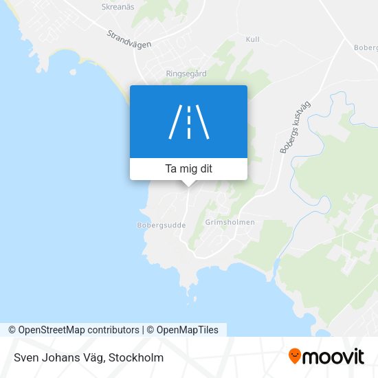 Sven Johans Väg karta