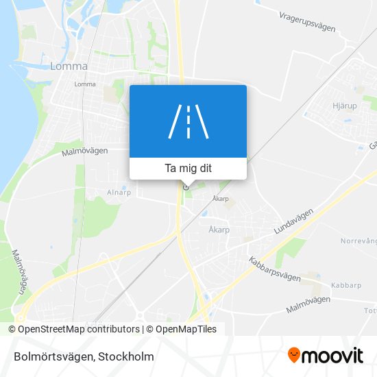 Bolmörtsvägen karta