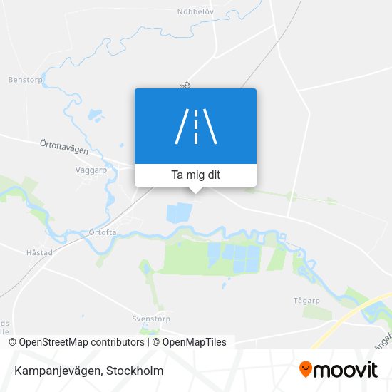 Kampanjevägen karta