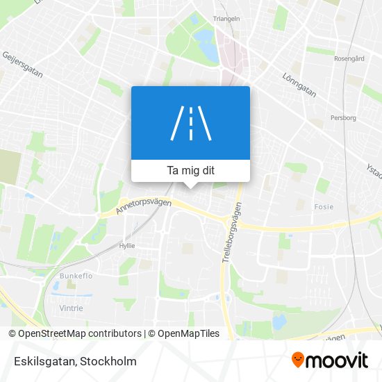 Eskilsgatan karta