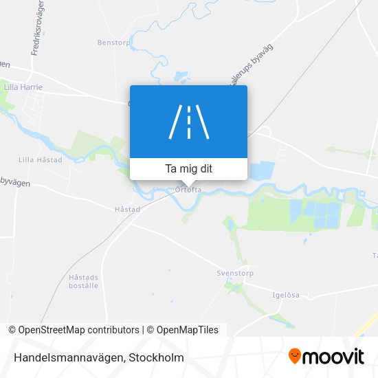 Handelsmannavägen karta
