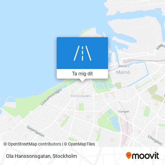 Ola Hanssonsgatan karta