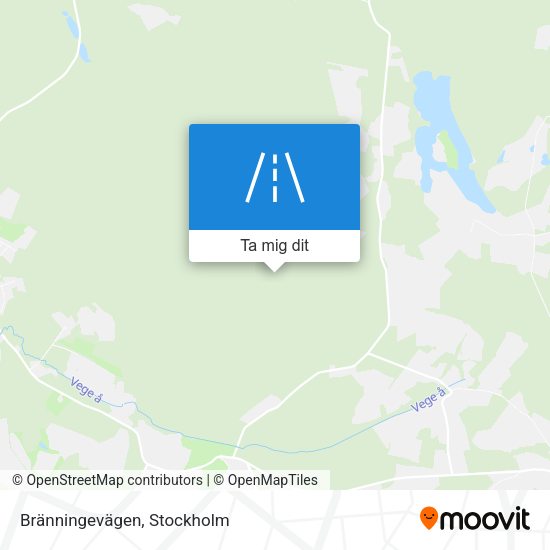 Bränningevägen karta