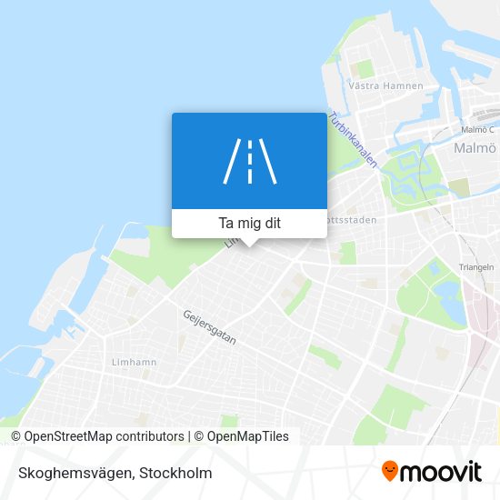 Skoghemsvägen karta