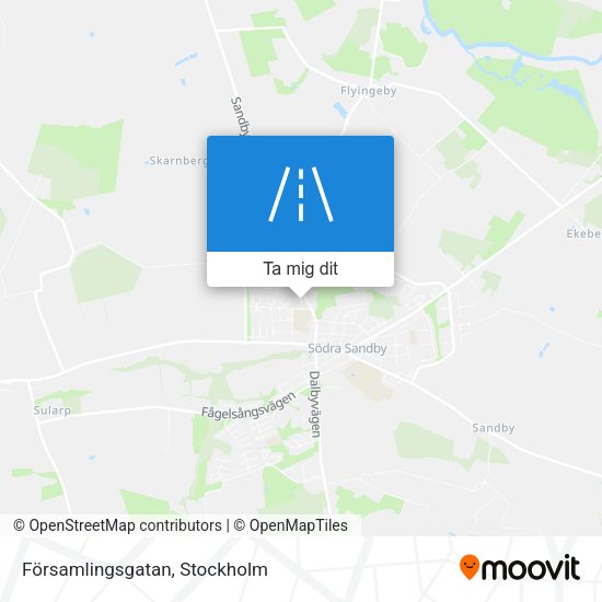 Församlingsgatan karta