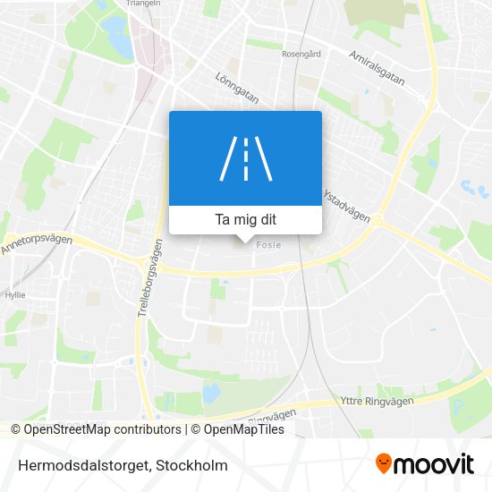 Hermodsdalstorget karta