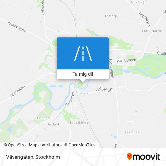 Väverigatan karta