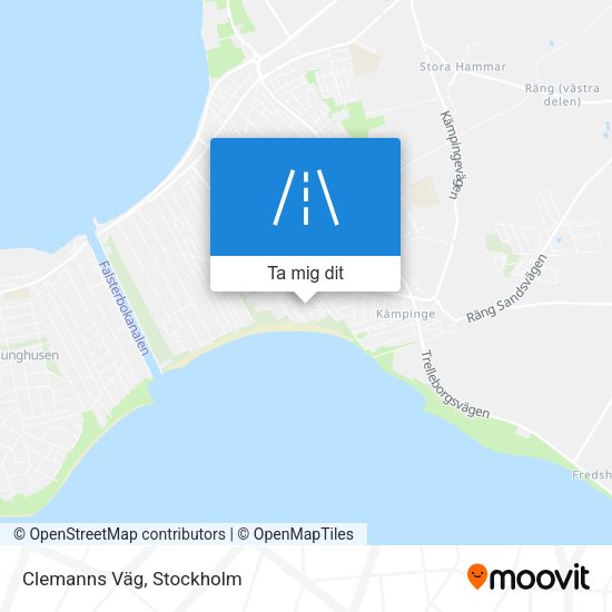 Clemanns Väg karta