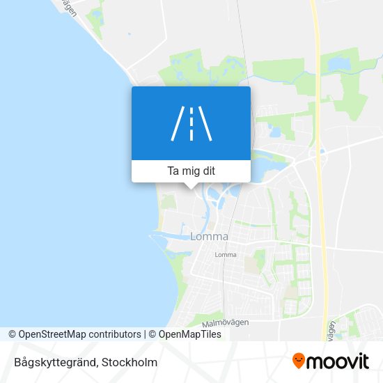 Bågskyttegränd karta