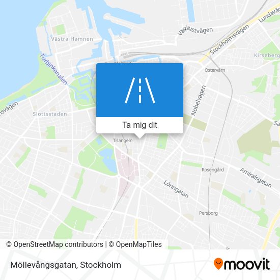 Möllevångsgatan karta