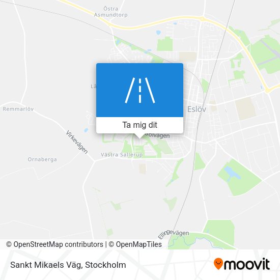 Sankt Mikaels Väg karta