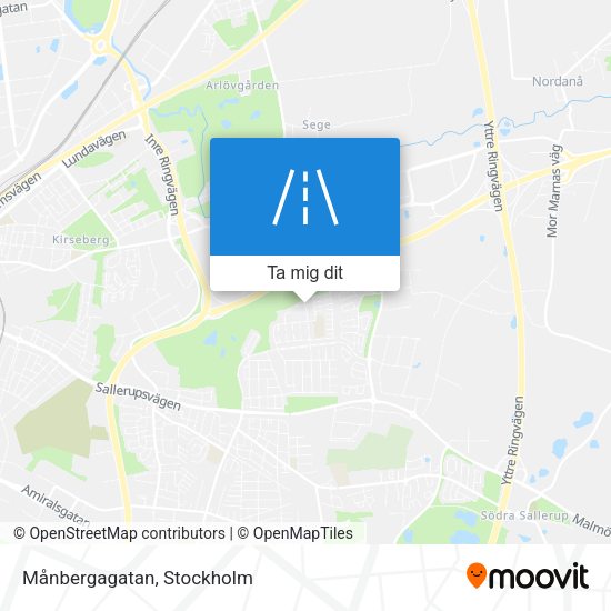 Månbergagatan karta