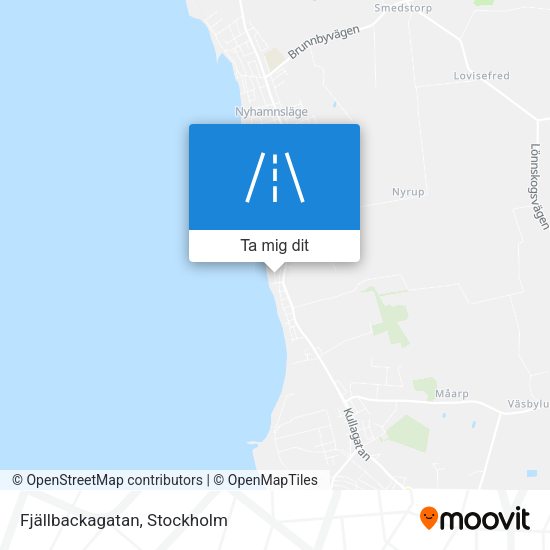Fjällbackagatan karta