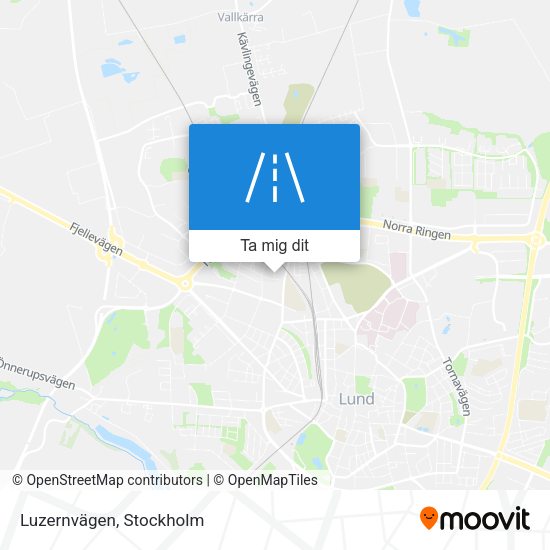 Luzernvägen karta