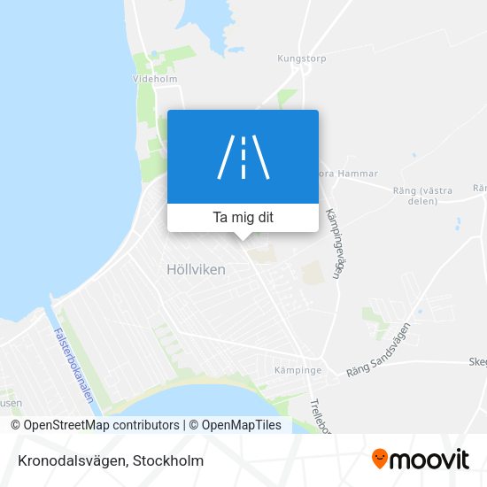 Kronodalsvägen karta
