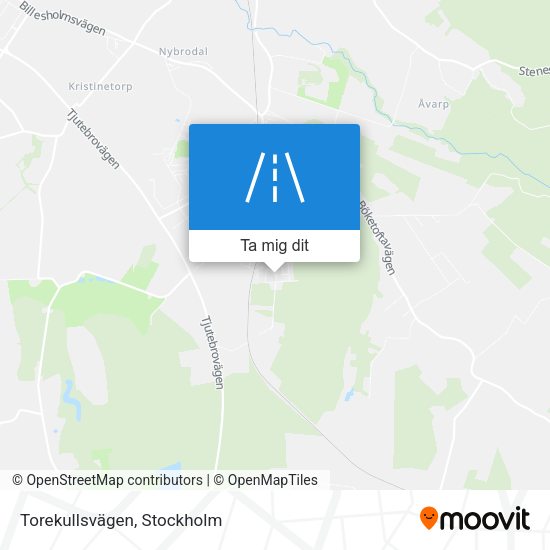 Torekullsvägen karta