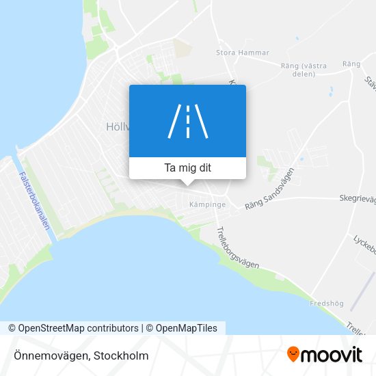 Önnemovägen karta