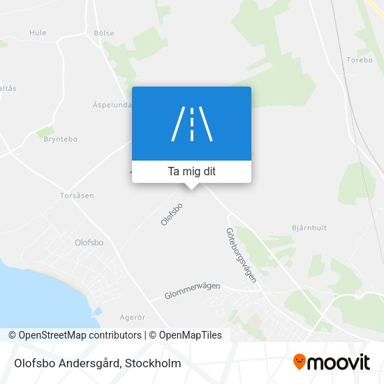 Olofsbo Andersgård karta
