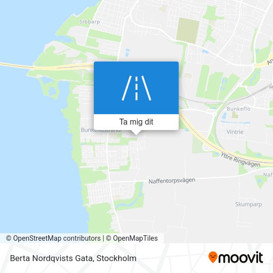 Berta Nordqvists Gata karta