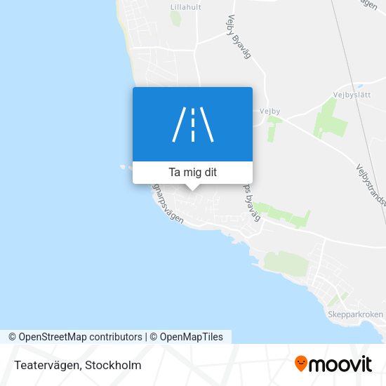 Teatervägen karta