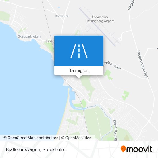Bjällerödsvägen karta