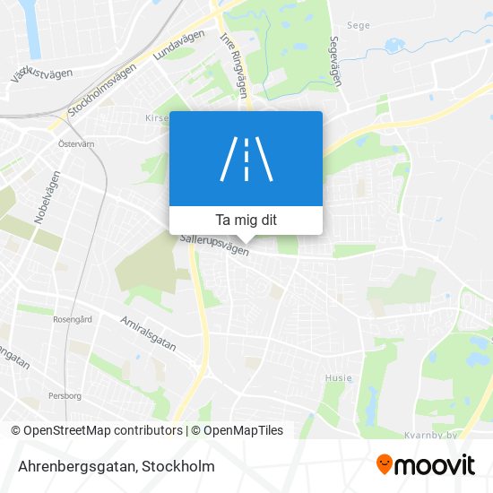 Ahrenbergsgatan karta