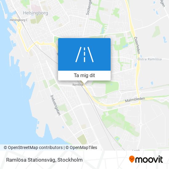 Ramlösa Stationsväg karta