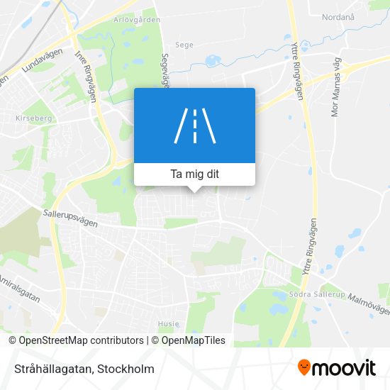 Stråhällagatan karta
