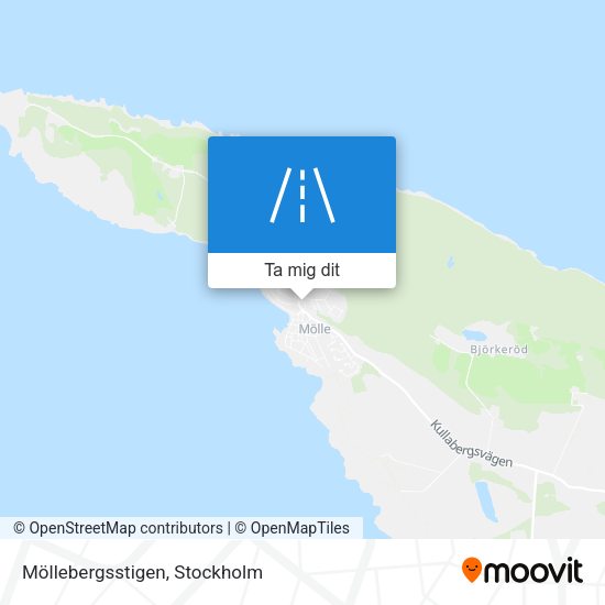 Möllebergsstigen karta