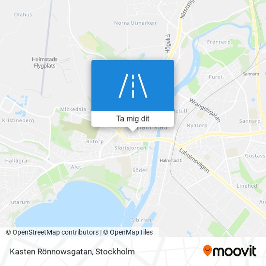 Kasten Rönnowsgatan karta