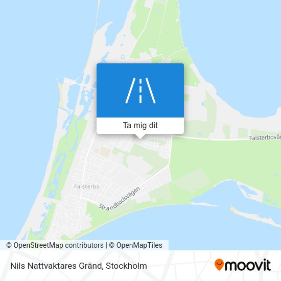 Nils Nattvaktares Gränd karta