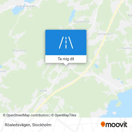 Röaledsvägen karta