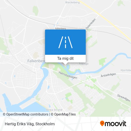 Hertig Eriks Väg karta