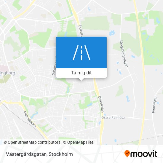 Västergårdsgatan karta