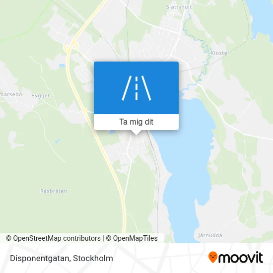 Disponentgatan karta