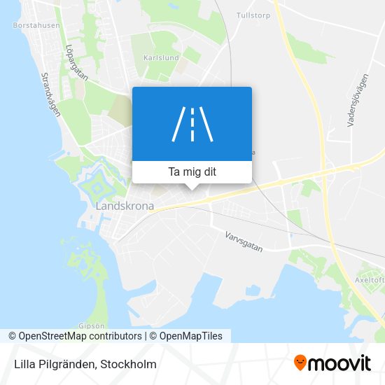 Lilla Pilgränden karta