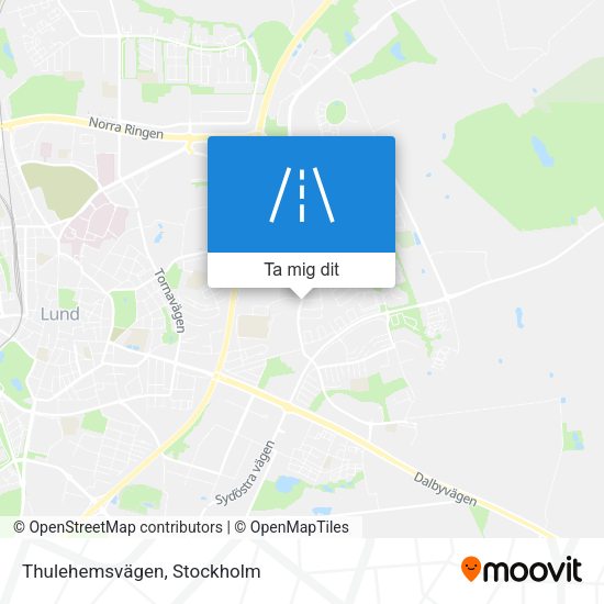 Thulehemsvägen karta