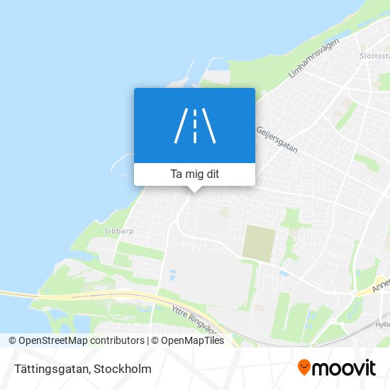 Tättingsgatan karta