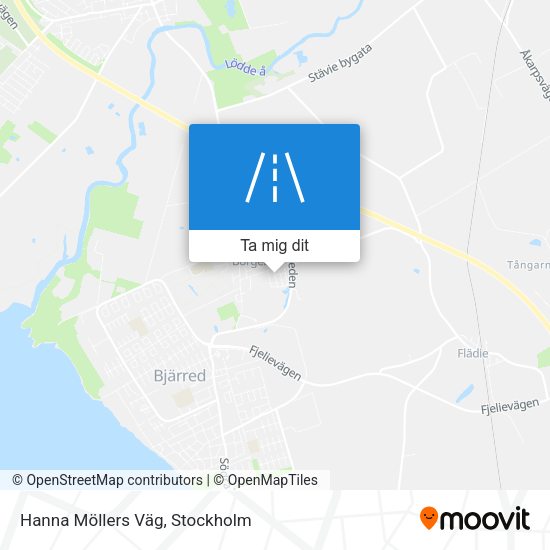 Hanna Möllers Väg karta