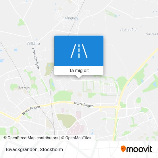 Bivackgränden karta