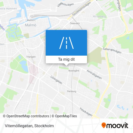 Vitemöllegatan karta