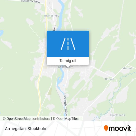 Armegatan karta
