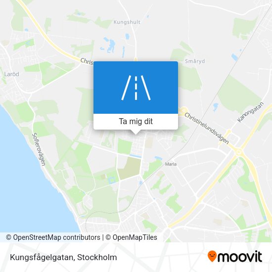 Kungsfågelgatan karta