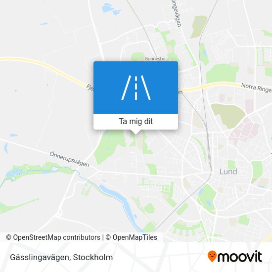 Gässlingavägen karta
