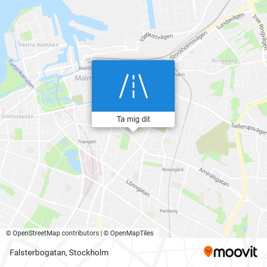 Falsterbogatan karta