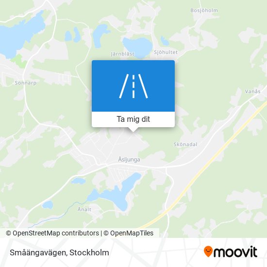 Småängavägen karta