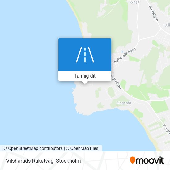 Vilshärads Raketväg karta