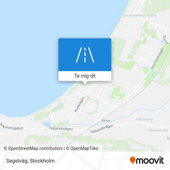Segelväg karta
