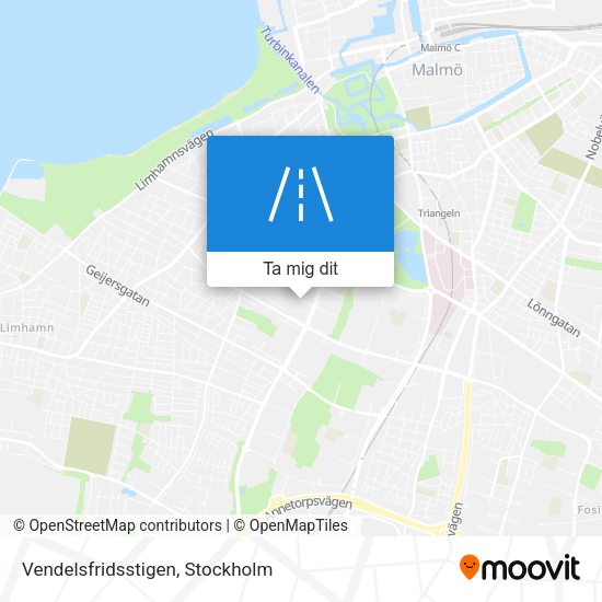 Vendelsfridsstigen karta